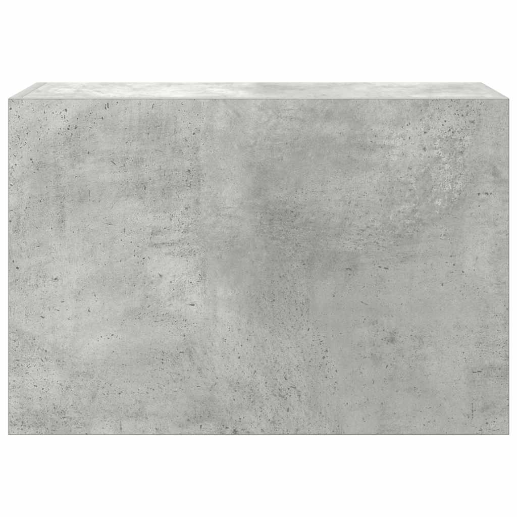 vidaXL Dulap perete baie, gri beton, 60x25x40 cm, lemn prelucrat vidaXL Dulap perete baie, gri beton, 60x25x40 cm, lemn prelucrat