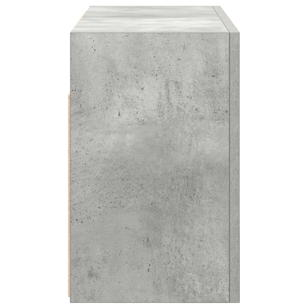 vidaXL Dulap perete baie, gri beton, 60x25x40 cm, lemn prelucrat vidaXL Dulap perete baie, gri beton, 60x25x40 cm, lemn prelucrat