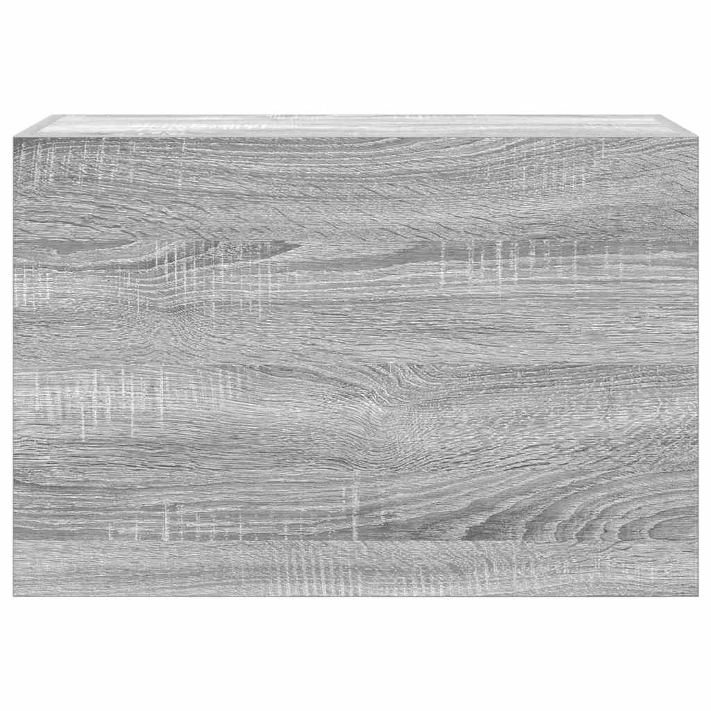 vidaXL Dulap perete baie, gri sonoma, 60x25x40 cm, lemn prelucrat vidaXL Dulap perete baie, gri sonoma, 60x25x40 cm, lemn prelucrat