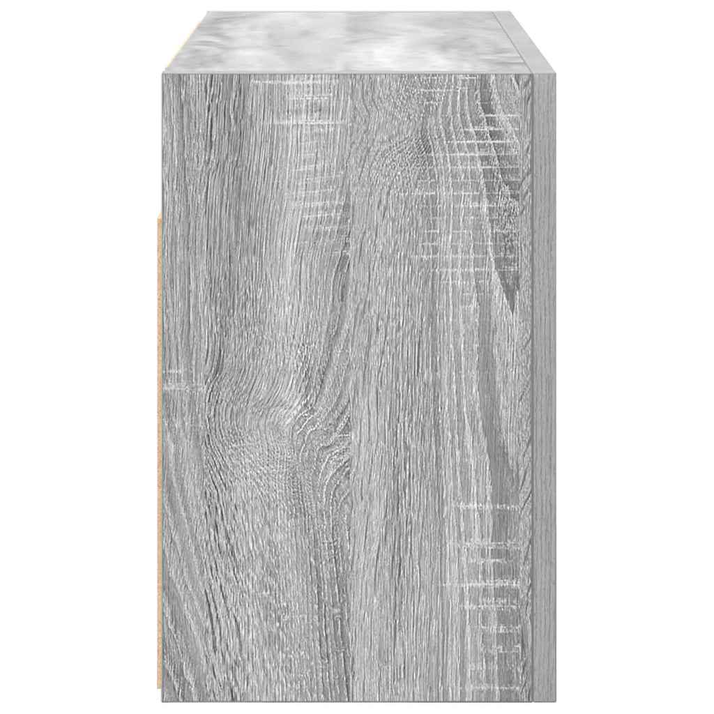 vidaXL Dulap perete baie, gri sonoma, 60x25x40 cm, lemn prelucrat vidaXL Dulap perete baie, gri sonoma, 60x25x40 cm, lemn prelucrat