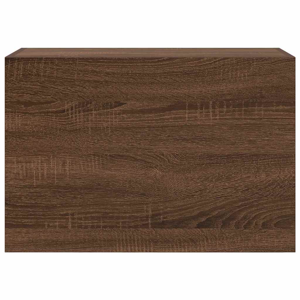 vidaXL Dulap perete de baie, stejar maro, 60x25x40 cm, lemn prelucrat