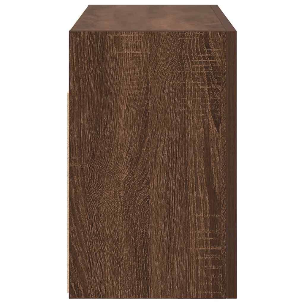 vidaXL Dulap perete de baie, stejar maro, 60x25x40 cm, lemn prelucrat