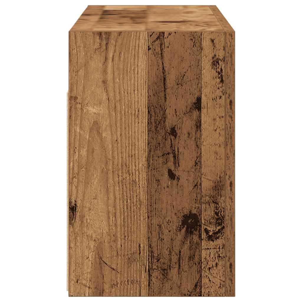 vidaXL Dulap perete de baie, lemn vechi, 60x25x40 cm, lemn prelucrat