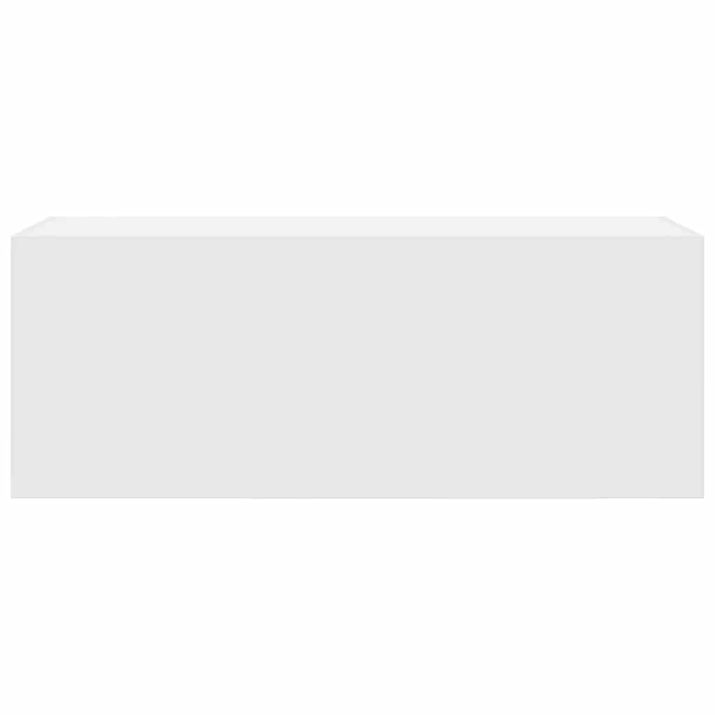 vidaXL Dulap de perete de baie, alb, 80x25x30 cm, lemn prelucrat vidaXL Dulap de perete de baie, alb, 80x25x30 cm, lemn prelucrat