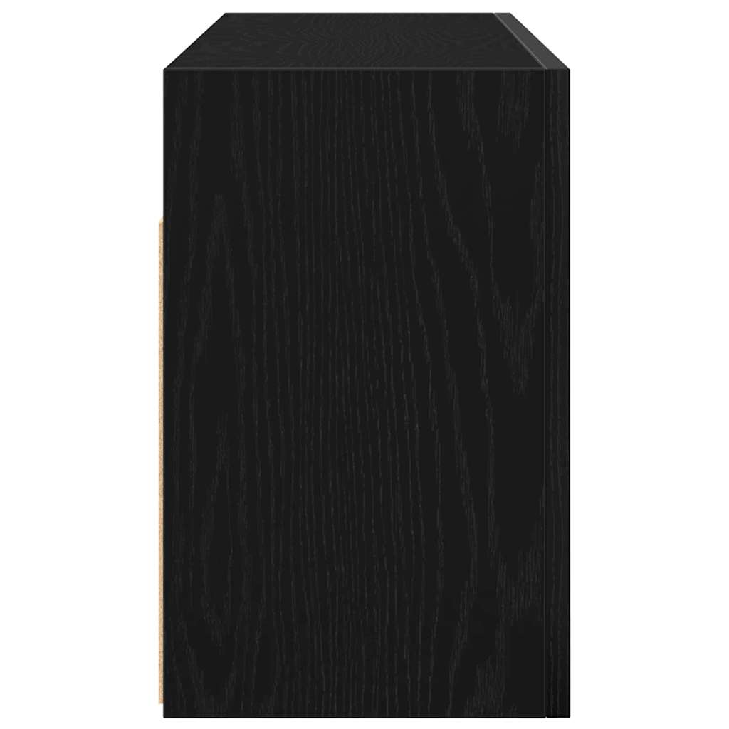 vidaXL Dulap de perete de baie, negru, 80x25x40 cm, lemn prelucrat vidaXL Dulap de perete de baie, negru, 80x25x40 cm, lemn prelucrat