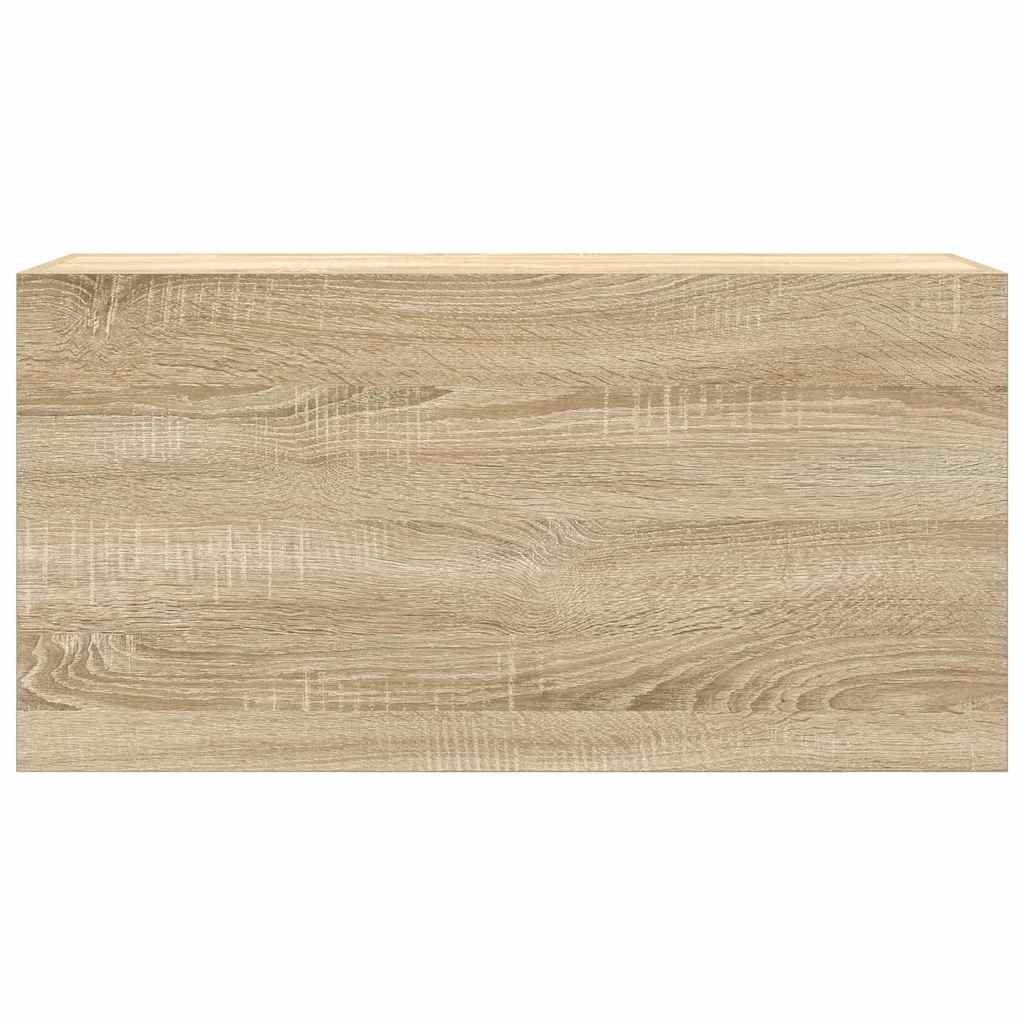 vidaXL Dulap perete baie, stejar sonoma, 80x25x40 cm, lemn prelucrat