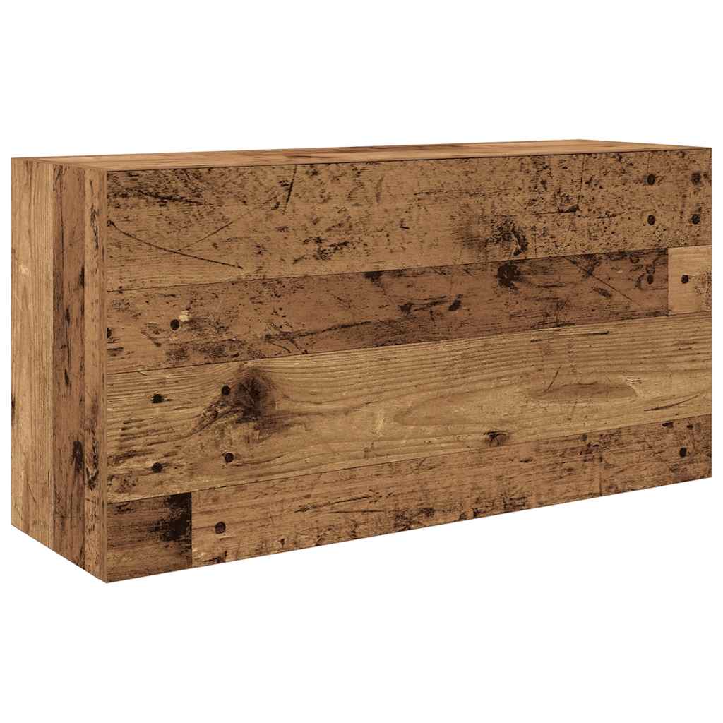vidaXL Dulap perete de baie, lemn vechi, 80x25x40 cm, lemn prelucrat