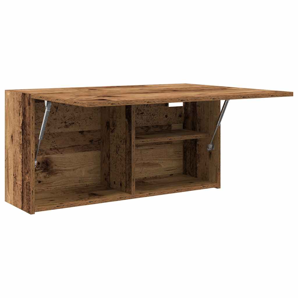 vidaXL Dulap perete de baie, lemn vechi, 80x25x40 cm, lemn prelucrat