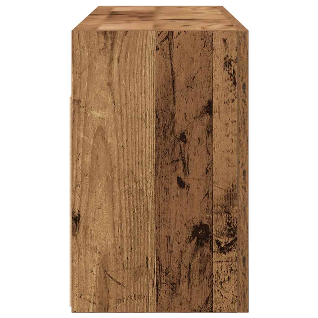 vidaXL Dulap perete de baie, lemn vechi, 80x25x40 cm, lemn prelucrat