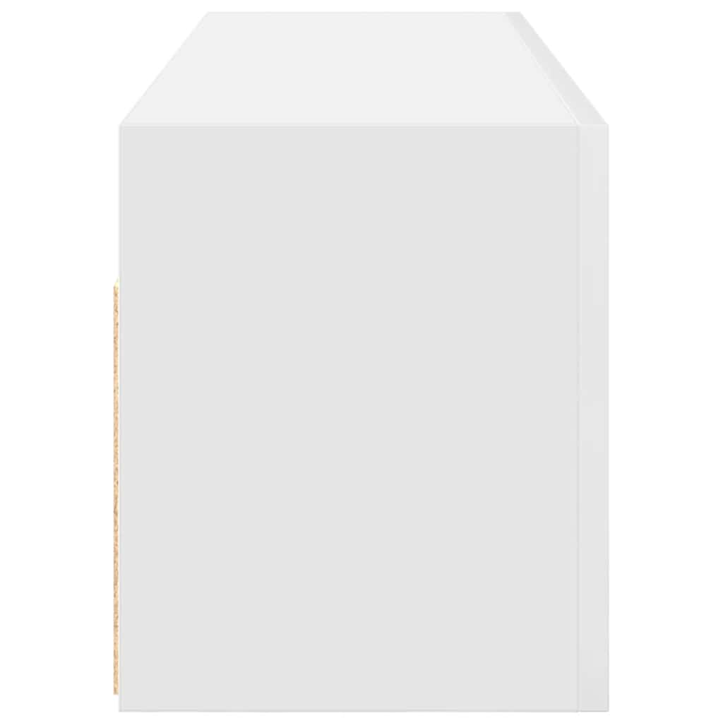 vidaXL Dulap de perete de baie, alb, 100x25x30 cm, lemn prelucrat vidaXL Dulap de perete de baie, alb, 100x25x30 cm, lemn prelucrat