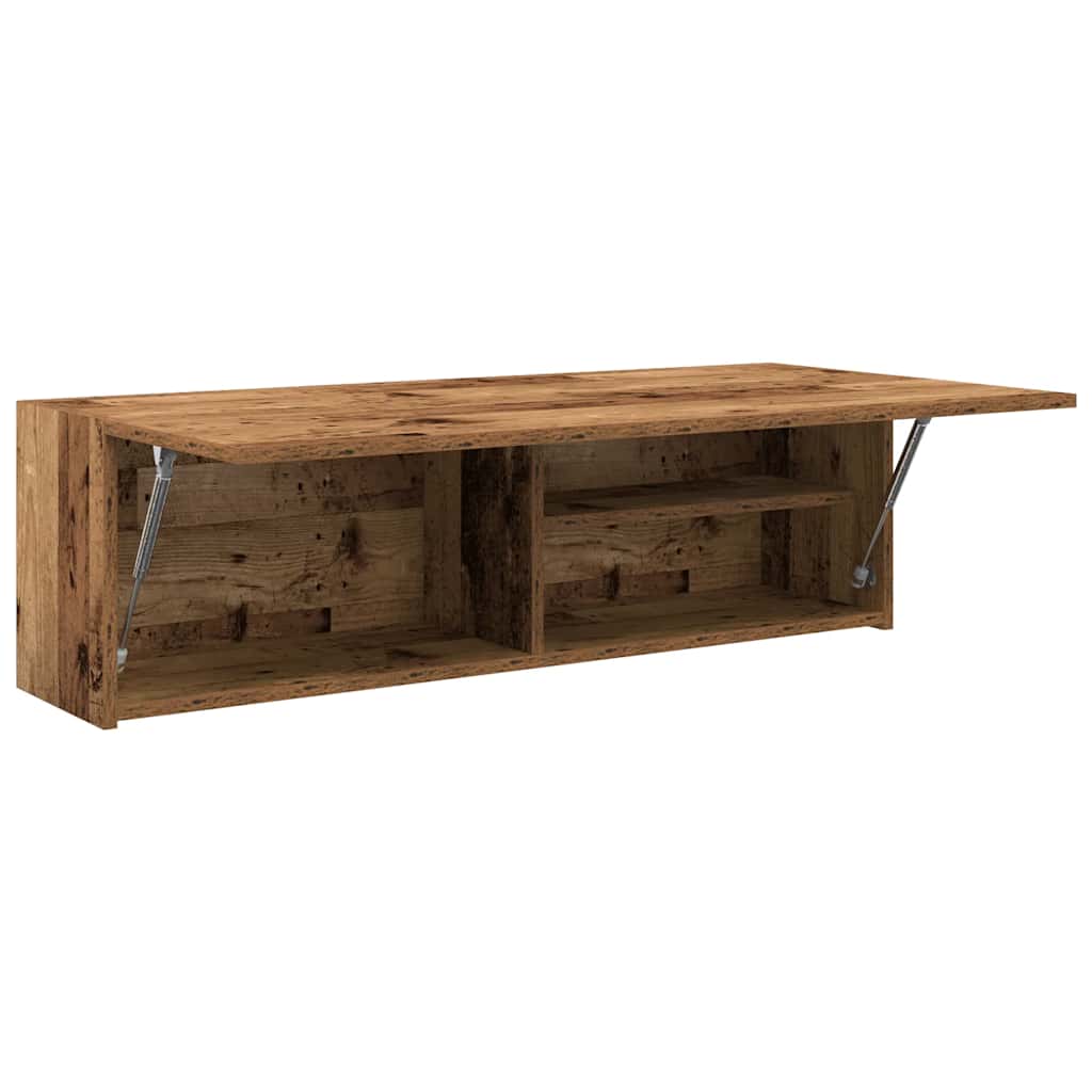 vidaXL Dulap perete de baie, lemn vechi, 100x25x30 cm, lemn prelucrat