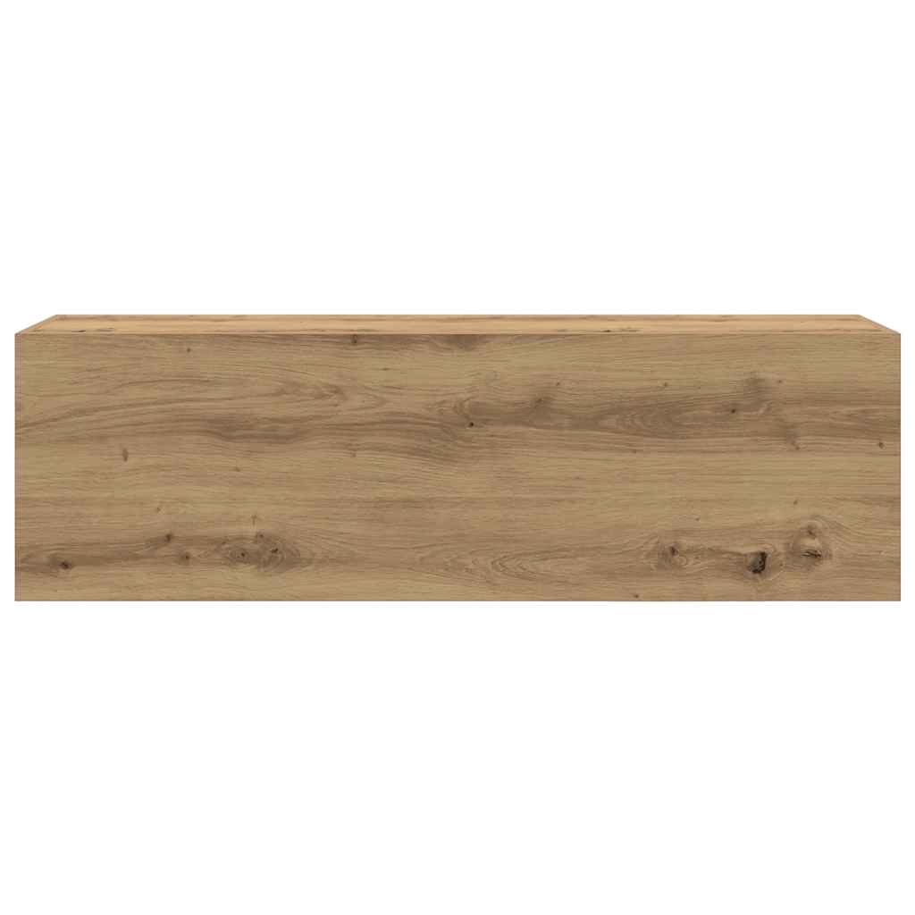 vidaXL Dulap perete baie stejar artizanal, 100x25x30 cm lemn prelucrat vidaXL Dulap perete baie stejar artizanal, 100x25x30 cm lemn prelucrat