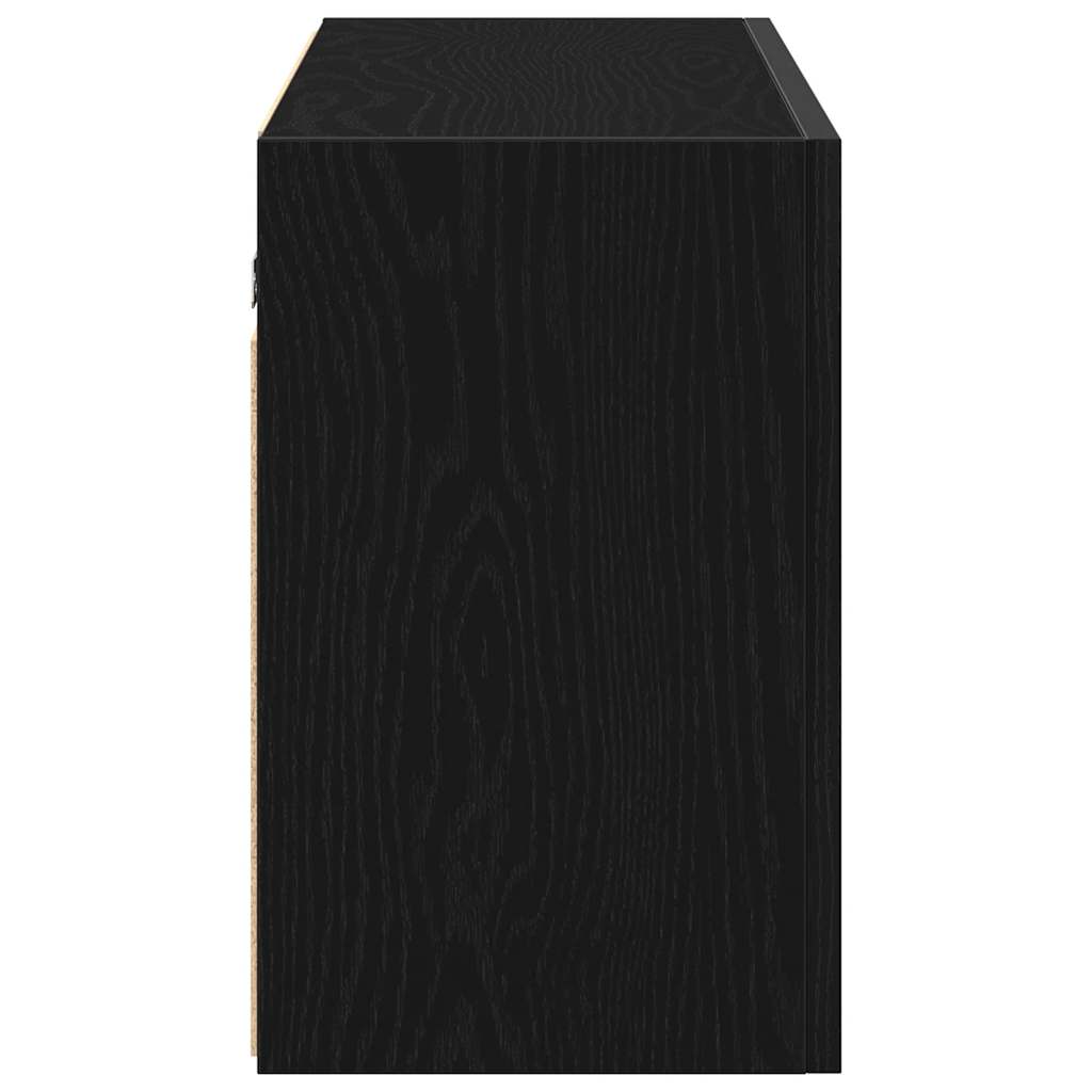 vidaXL Dulap de perete de baie, negru, 100x25x40 cm, lemn prelucrat vidaXL Dulap de perete de baie, negru, 100x25x40 cm, lemn prelucrat