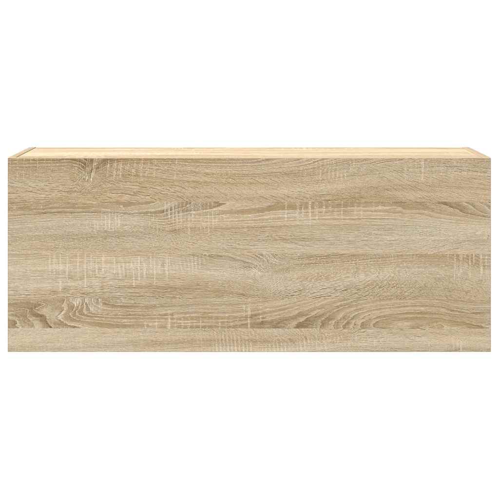 vidaXL Dulap perete baie, stejar sonoma, 100x25x40 cm, lemn prelucrat