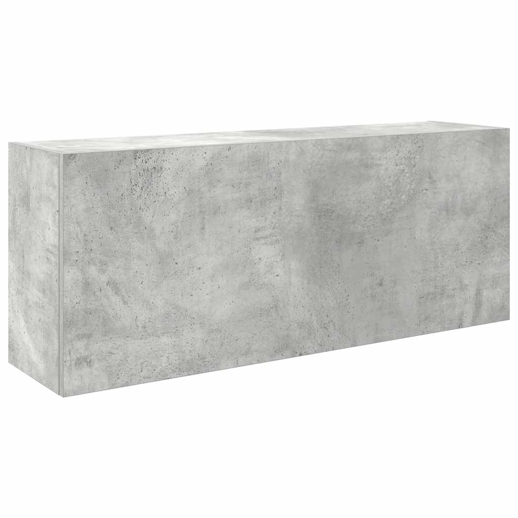 vidaXL Dulap perete baie, gri beton, 100x25x40 cm, lemn prelucrat vidaXL Dulap perete baie, gri beton, 100x25x40 cm, lemn prelucrat