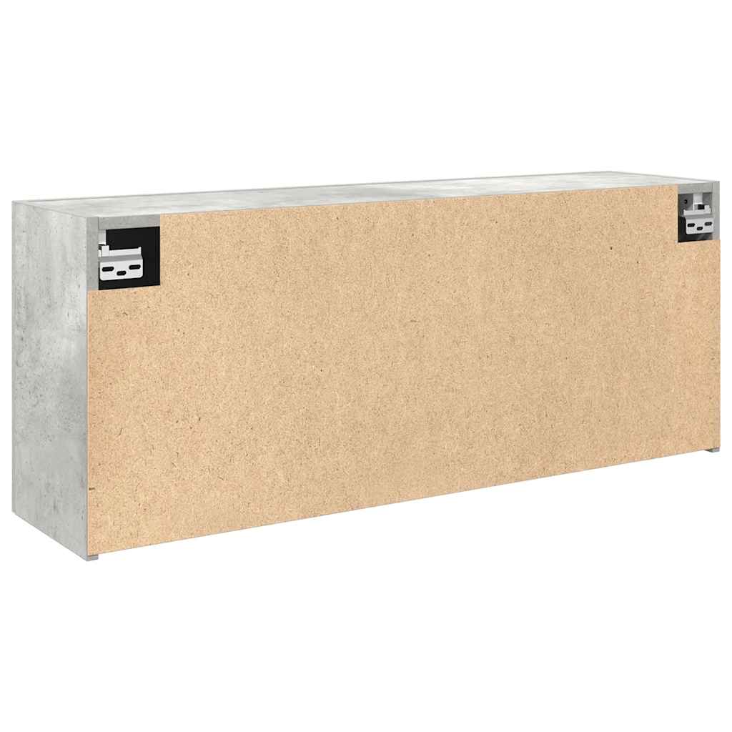 vidaXL Dulap perete baie, gri beton, 100x25x40 cm, lemn prelucrat vidaXL Dulap perete baie, gri beton, 100x25x40 cm, lemn prelucrat