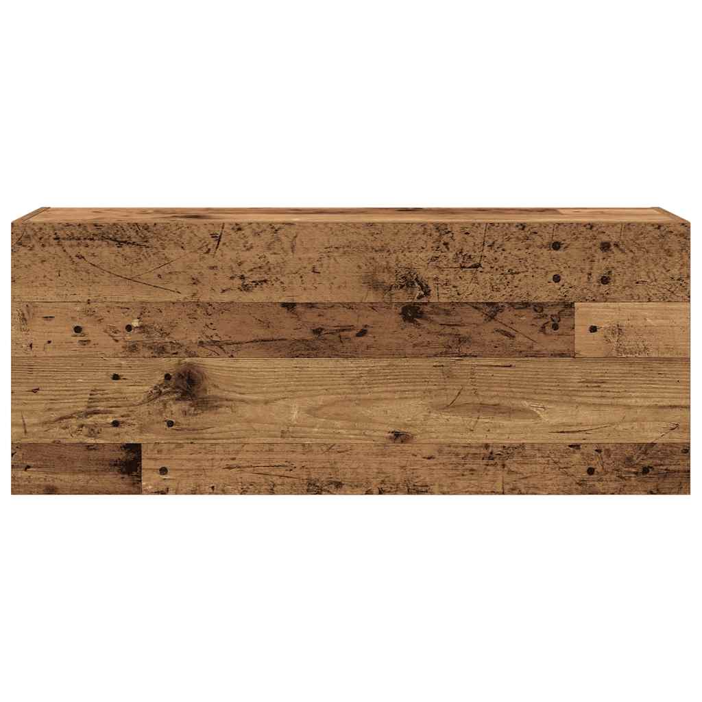 vidaXL Dulap perete de baie, lemn vechi, 100x25x40 cm, lemn prelucrat