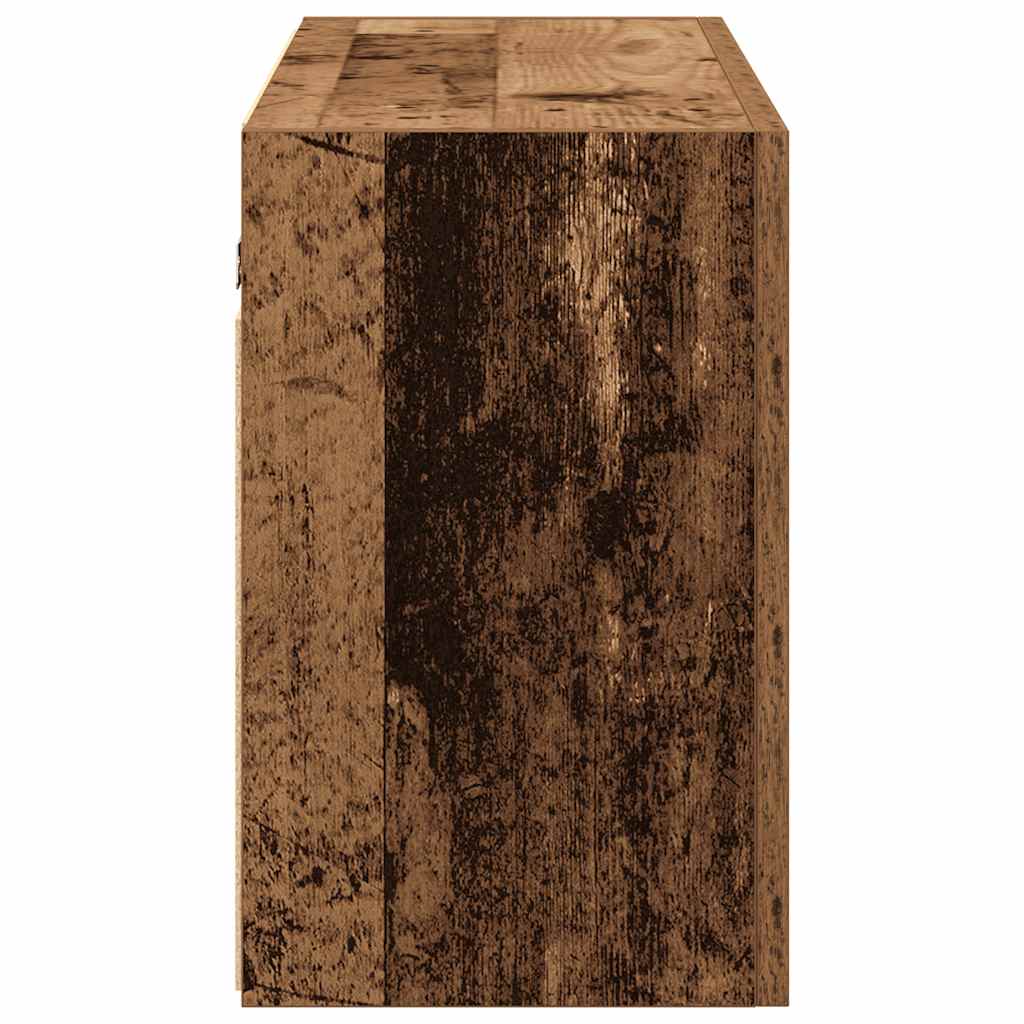 vidaXL Dulap perete de baie, lemn vechi, 100x25x40 cm, lemn prelucrat