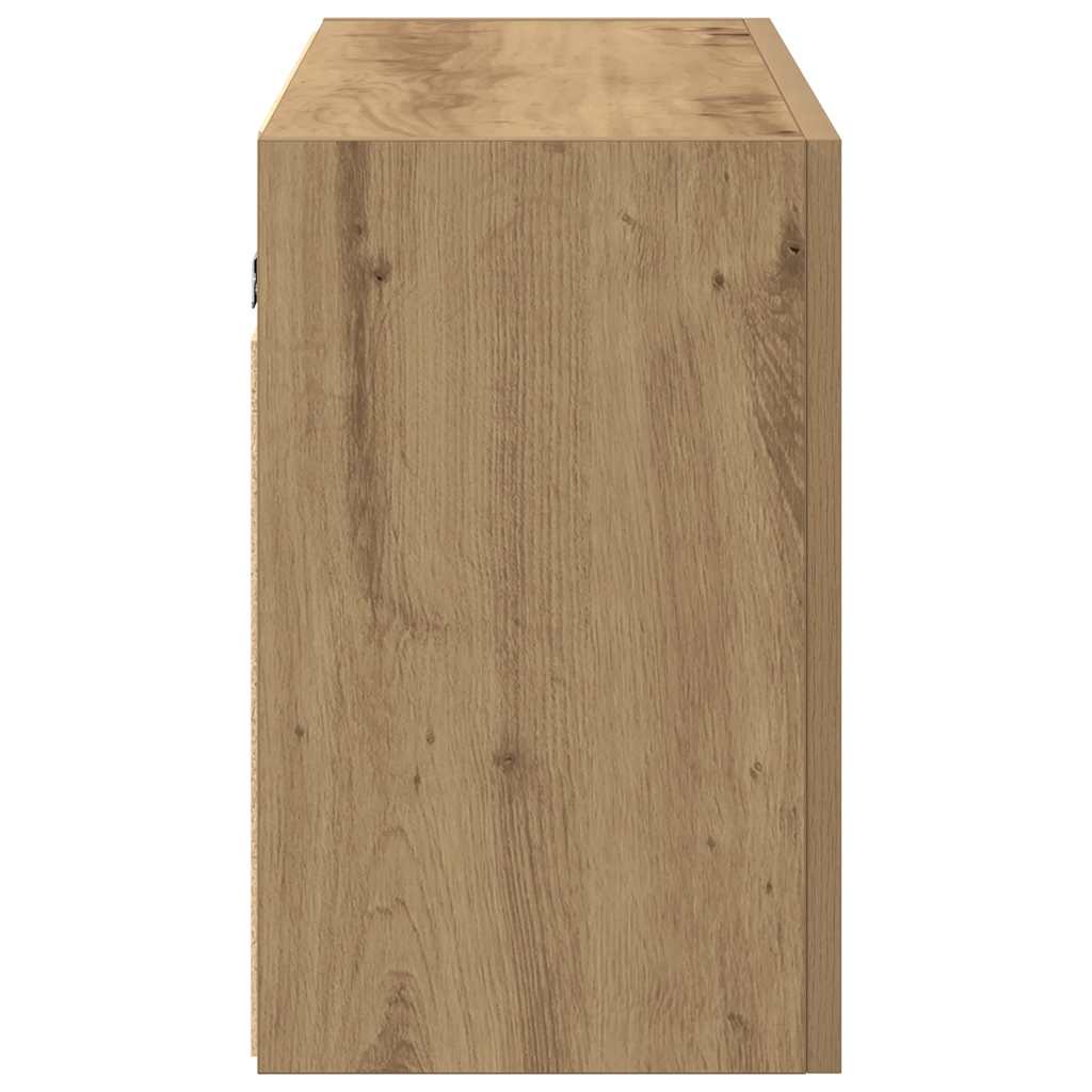 vidaXL Dulap perete baie stejar artizanal, 100x25x40 cm lemn prelucrat vidaXL Dulap perete baie stejar artizanal, 100x25x40 cm lemn prelucrat