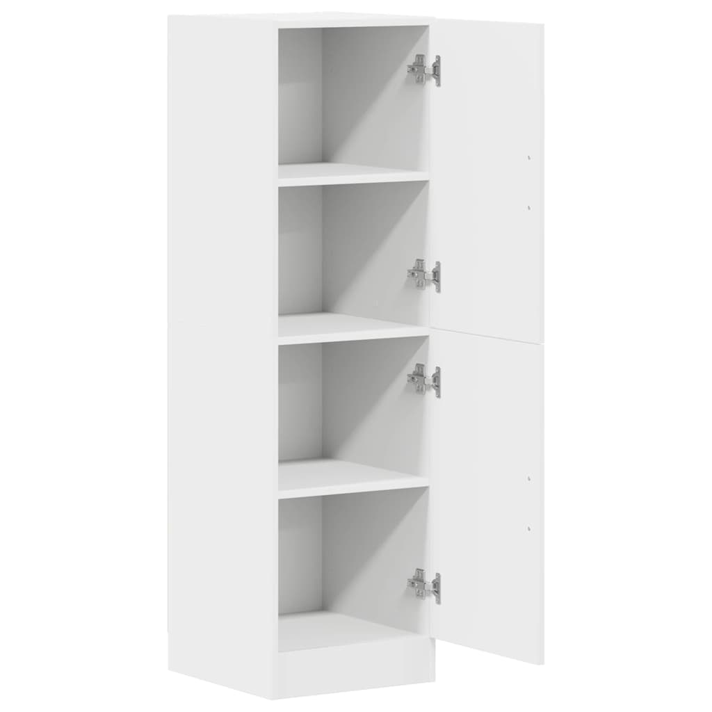 vidaXL Dulap de bucătărie, alb, 38x41,5x131,5 cm, lemn prelucrat