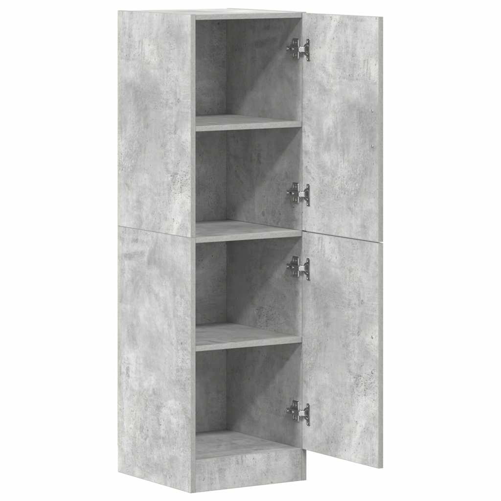 vidaXL Dulap de bucătărie, gri beton 38x41,5x131,5 cm lemn prelucrat