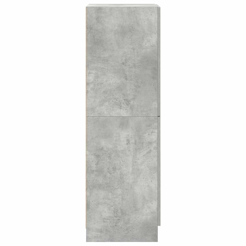 vidaXL Dulap de bucătărie, gri beton 38x41,5x131,5 cm lemn prelucrat