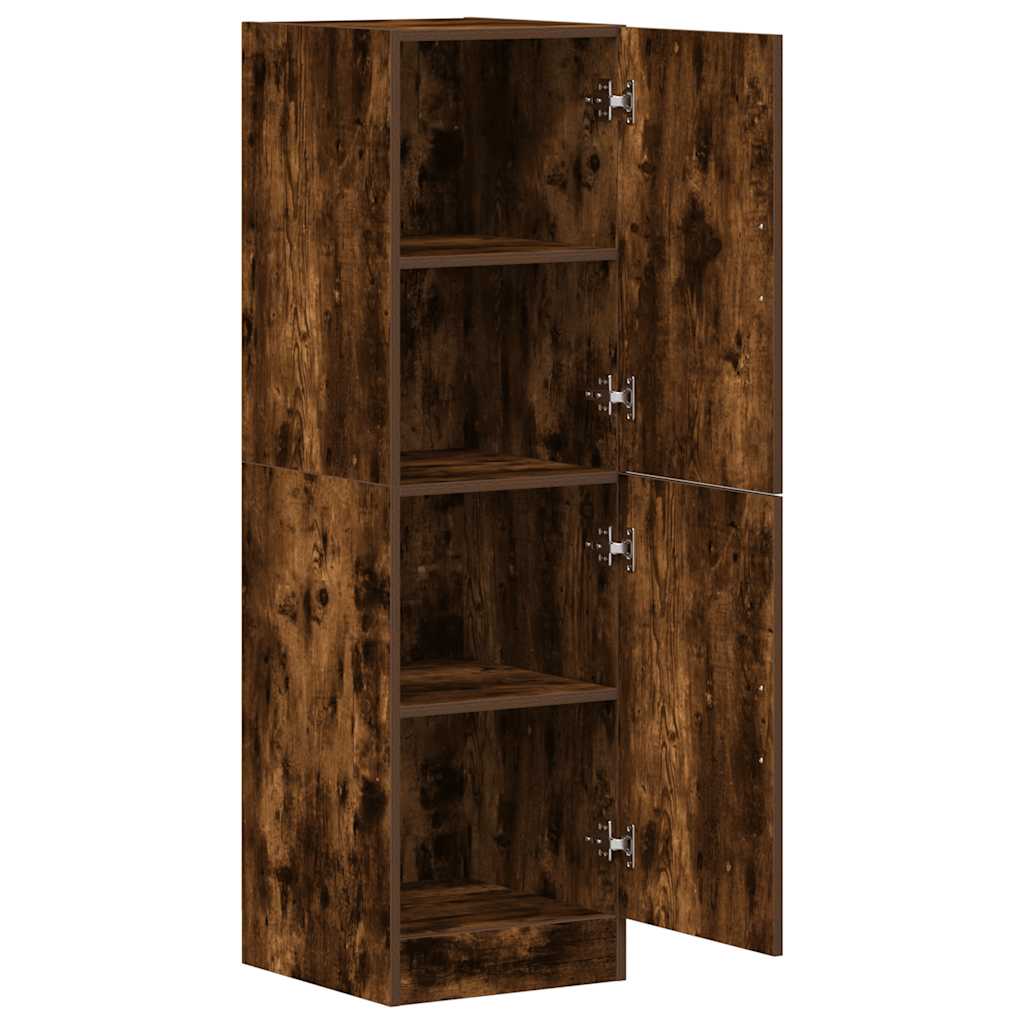 vidaXL Dulap de bucătărie, stejar fumuriu, 38x41,5x131,5 cm, lemn
