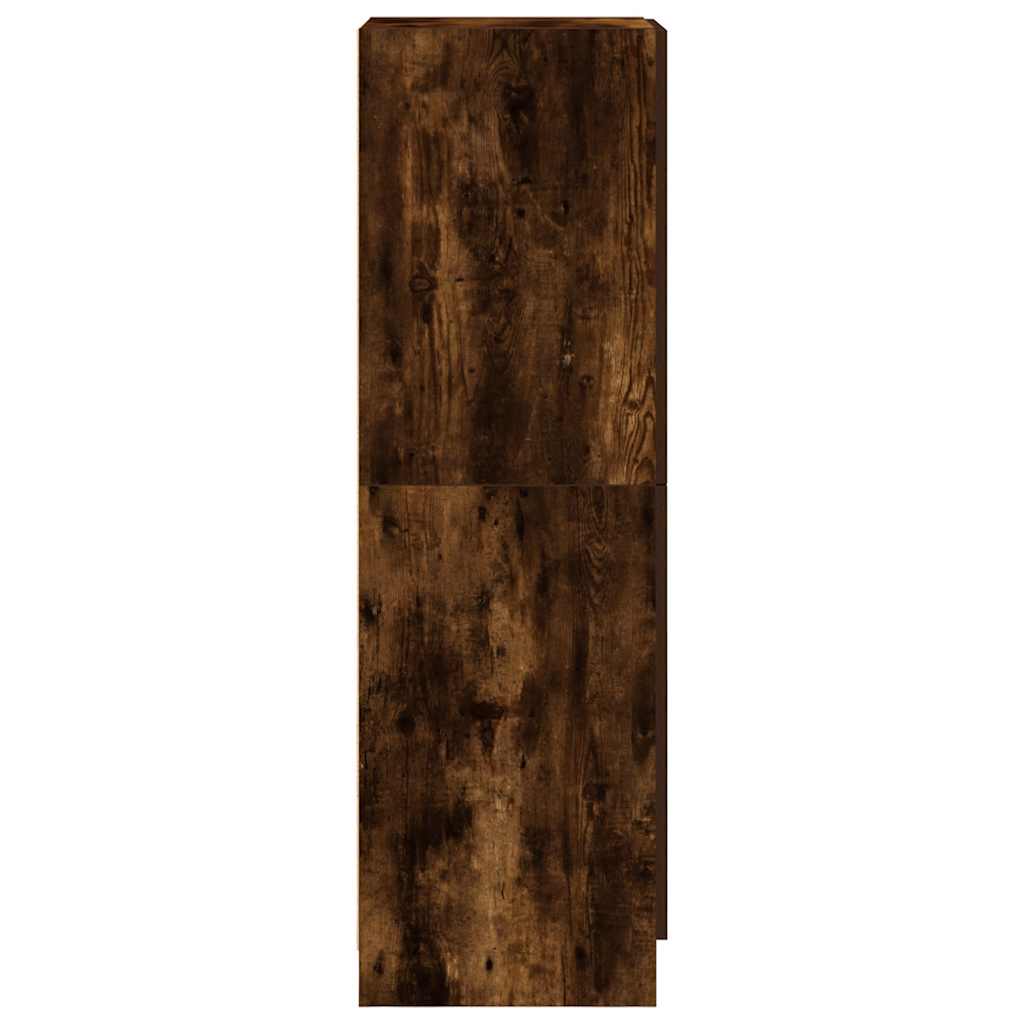 vidaXL Dulap de bucătărie, stejar fumuriu, 38x41,5x131,5 cm, lemn