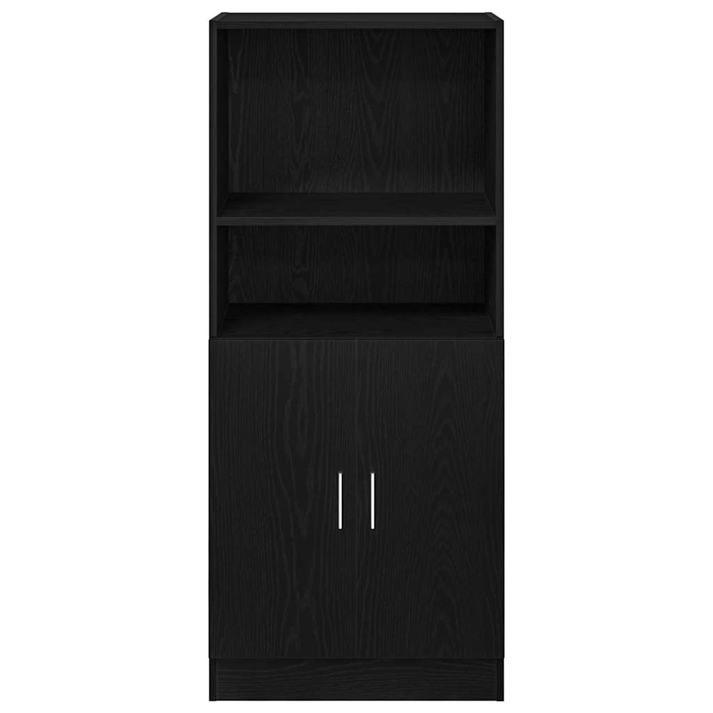 vidaXL Dulap de bucătărie, negru, 57x41,5x131,5 cm, lemn prelucrat