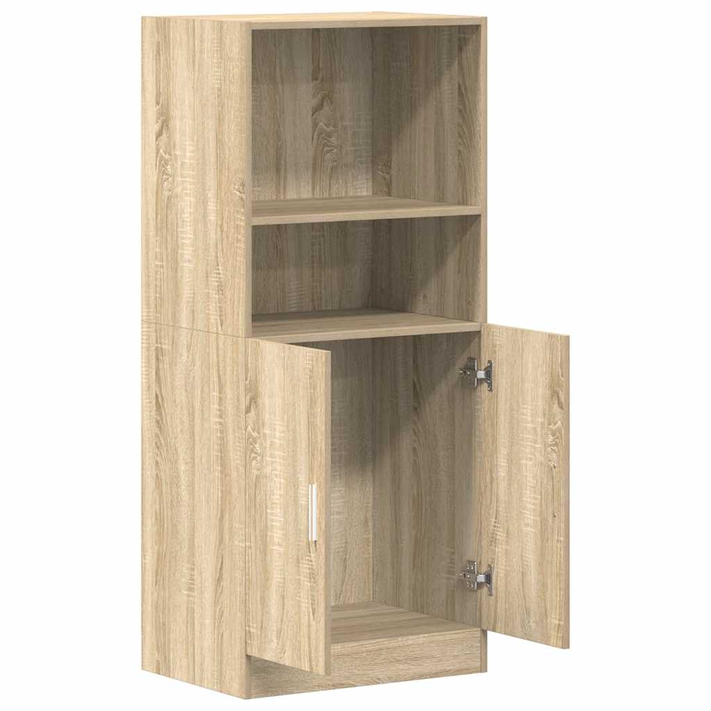 vidaXL Dulap bucătărie stejar Sonoma, 57x41,5x131,5 cm, lemn prelucrat vidaXL Dulap bucătărie stejar Sonoma, 57x41,5x131,5 cm, lemn prelucrat