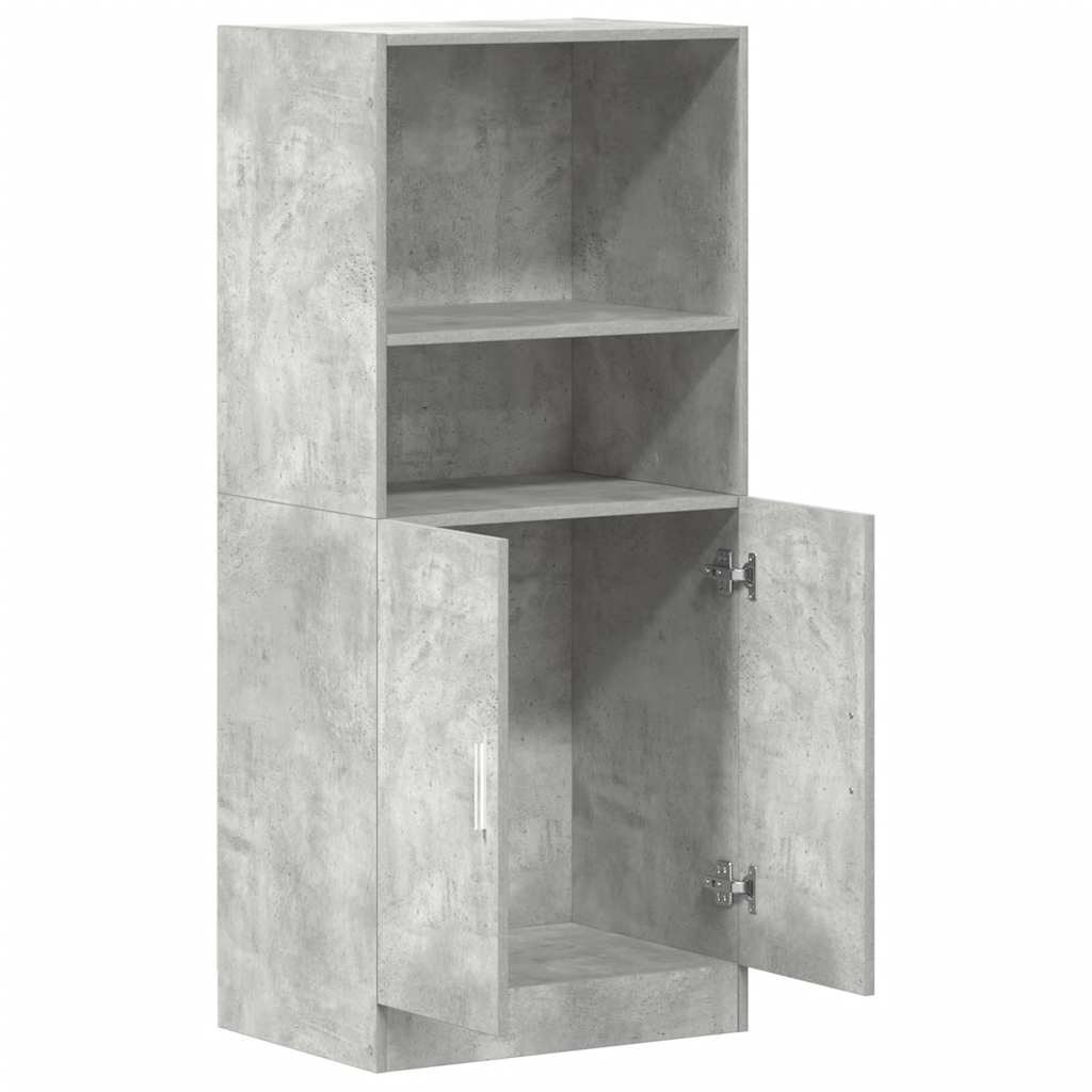 vidaXL Dulap de bucătărie, gri beton 57x41,5x131,5 cm lemn prelucrat