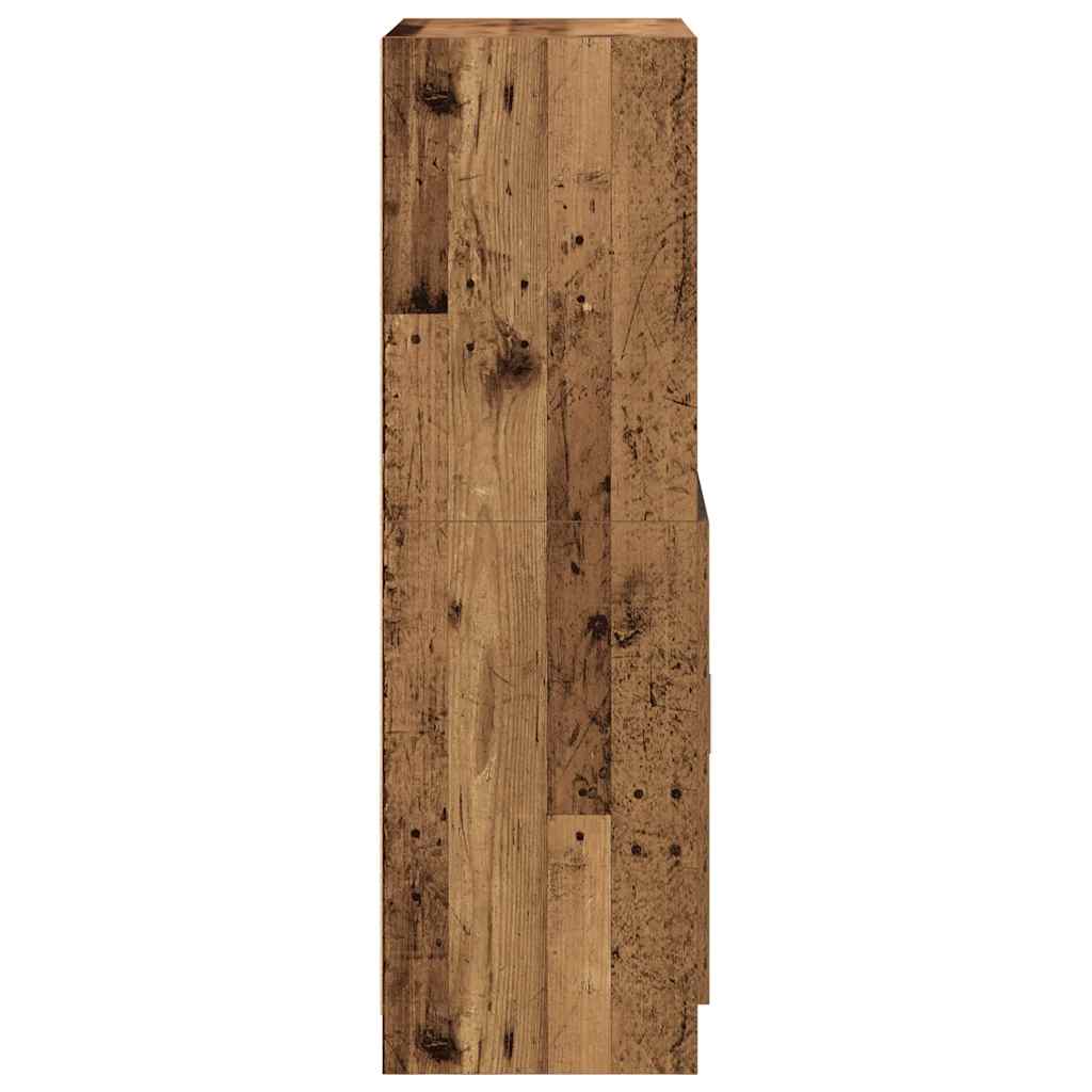 vidaXL Dulap de bucătărie, lemn vechi, 57x41,5x131,5 cm lemn prelucrat