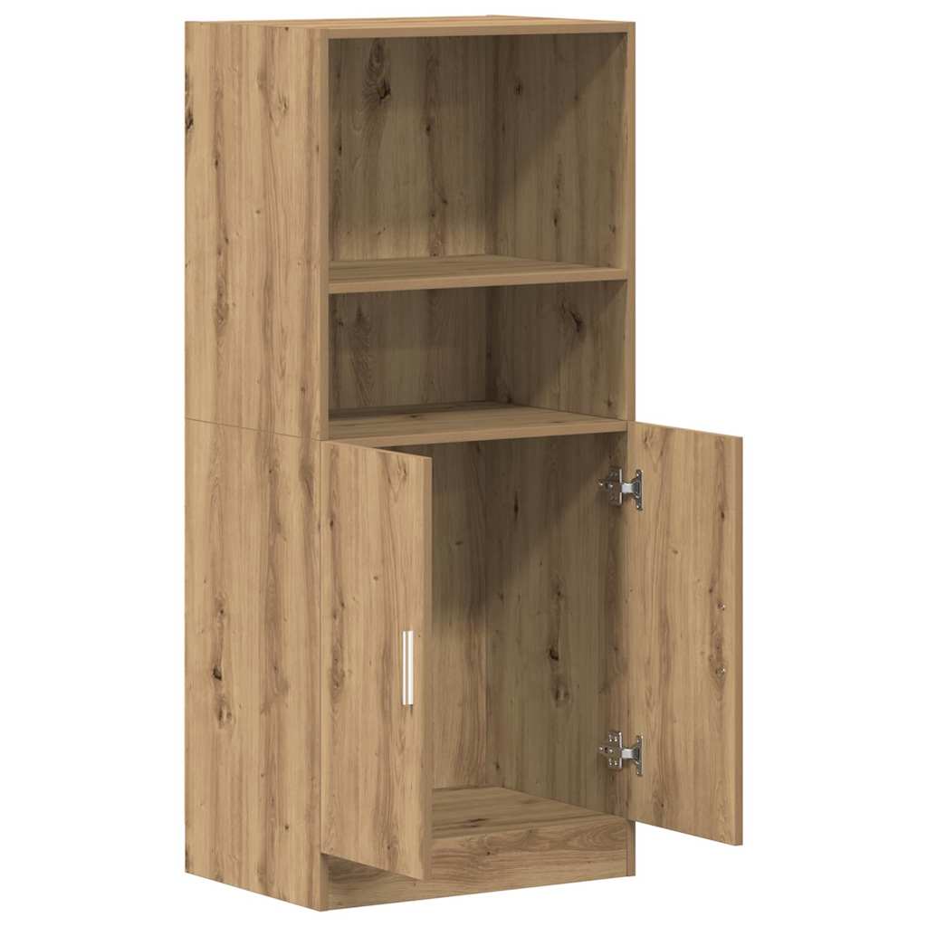 vidaXL Dulap de bucătărie stejar artizanal 57x41,5x131,5 cm lemn vidaXL Dulap de bucătărie stejar artizanal 57x41,5x131,5 cm lemn