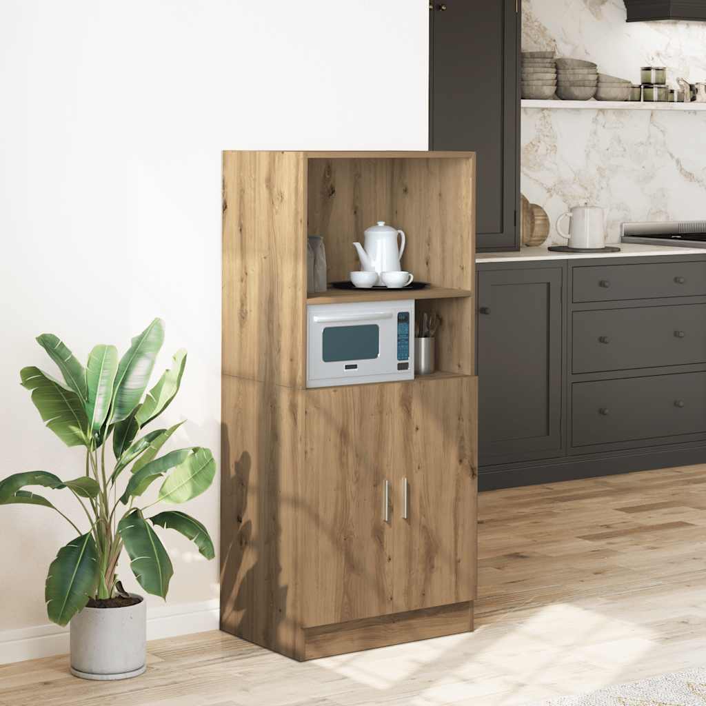 vidaXL Dulap de bucătărie stejar artizanal 57x41,5x131,5 cm lemn vidaXL Dulap de bucătărie stejar artizanal 57x41,5x131,5 cm lemn