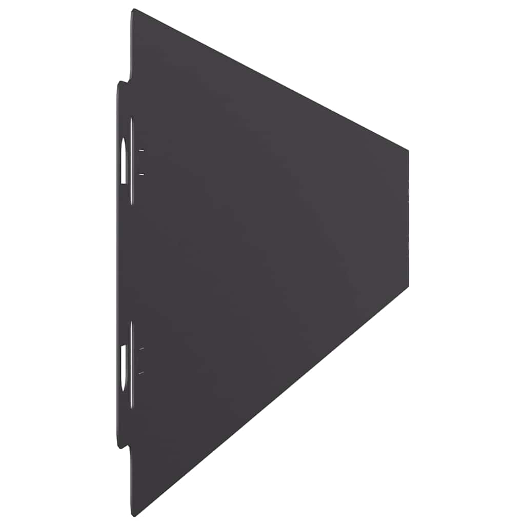vidaXL Borduri de gazon 10 buc Negru 10x103 cm Oțel laminat la rece vidaXL Borduri de gazon 10 buc Negru 10x103 cm Oțel laminat la rece