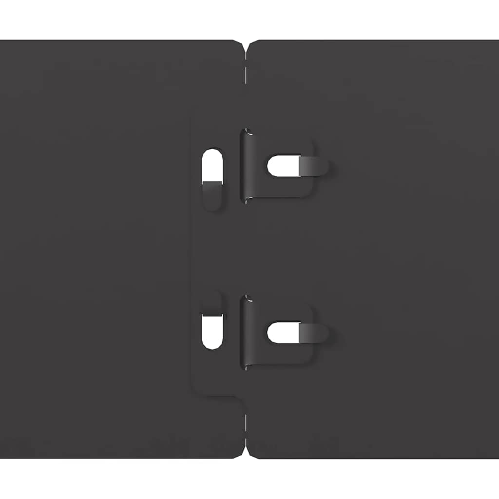 vidaXL Borduri de gazon 10 buc Negru 10x103 cm Oțel laminat la rece vidaXL Borduri de gazon 10 buc Negru 10x103 cm Oțel laminat la rece