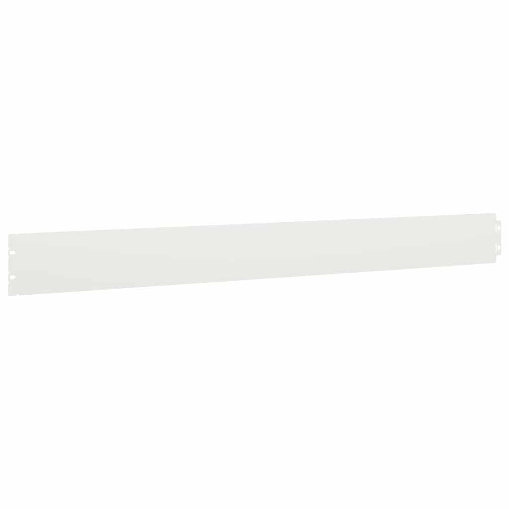 vidaXL Borduri de gazon 10 buc Alb 10x103 cm Oțel laminat la rece vidaXL Borduri de gazon 10 buc Alb 10x103 cm Oțel laminat la rece