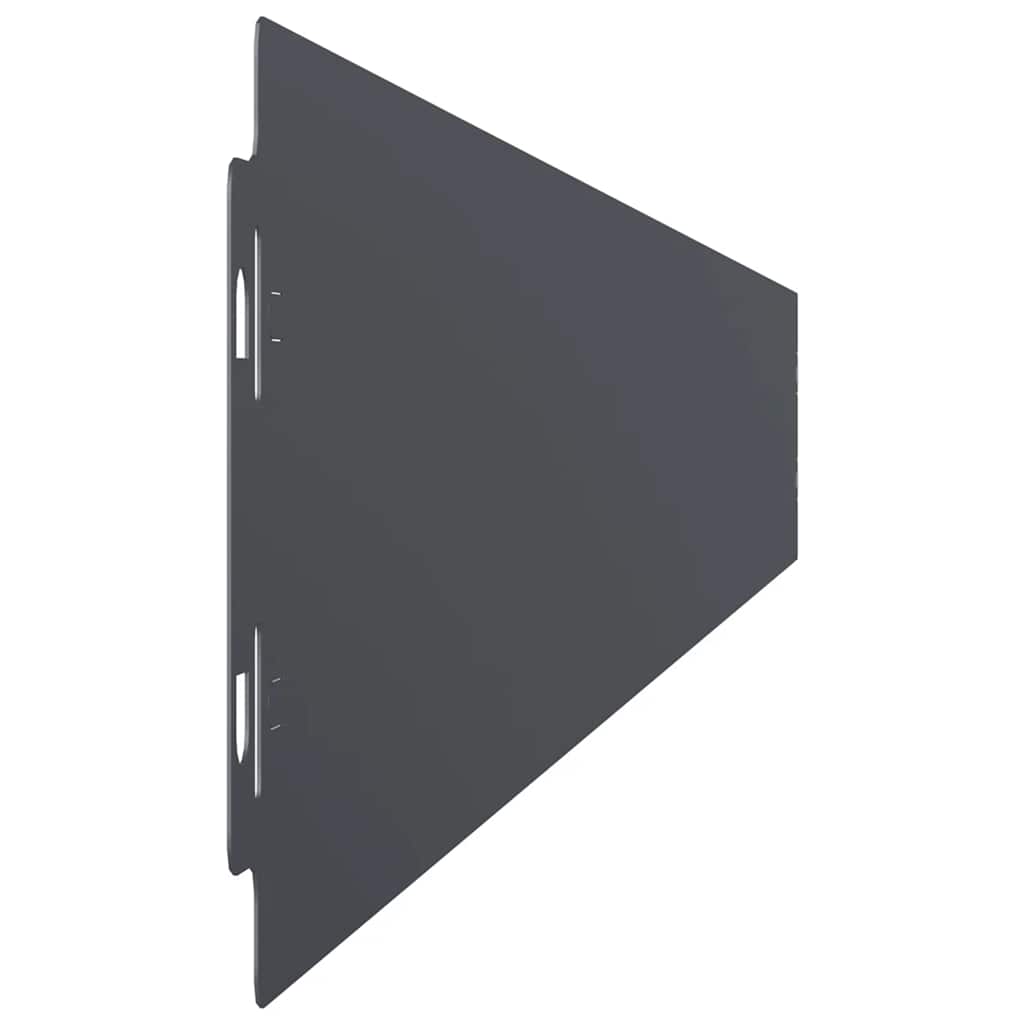 vidaXL Borduri de gazon 10 buc Antracit 10x103 cm Oțel laminat la rece vidaXL Borduri de gazon 10 buc Antracit 10x103 cm Oțel laminat la rece