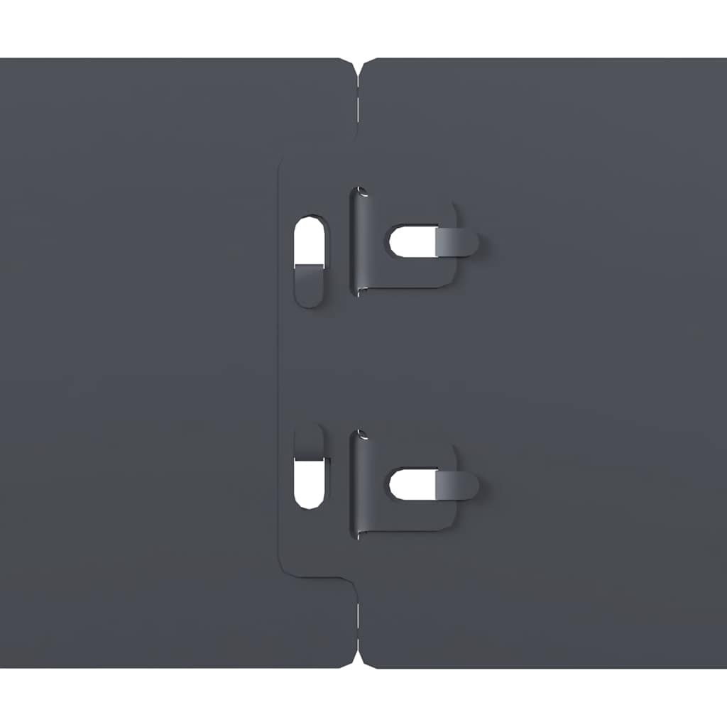 vidaXL Borduri de gazon 10 buc Antracit 10x103 cm Oțel laminat la rece vidaXL Borduri de gazon 10 buc Antracit 10x103 cm Oțel laminat la rece