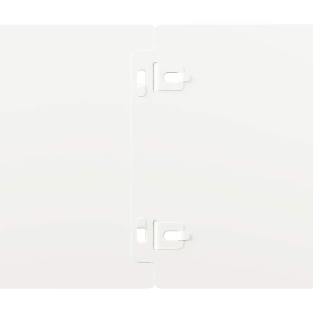 vidaXL Borduri de gazon 10 buc Alb 15x103 cm Oțel laminat la rece vidaXL Borduri de gazon 10 buc Alb 15x103 cm Oțel laminat la rece