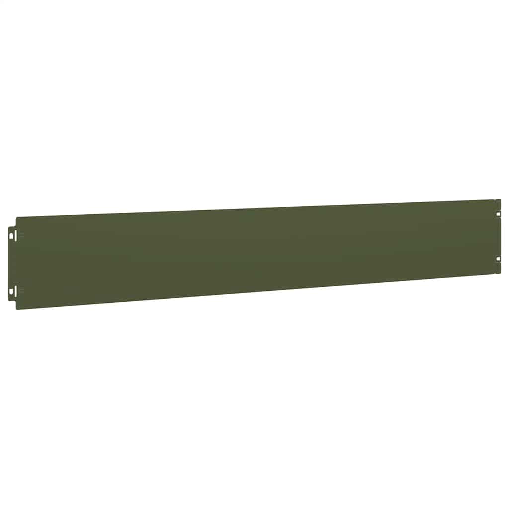 vidaXL Borduri de gazon 10 buc Verde olive Oțel laminat la rece vidaXL Borduri de gazon 10 buc Verde olive Oțel laminat la rece