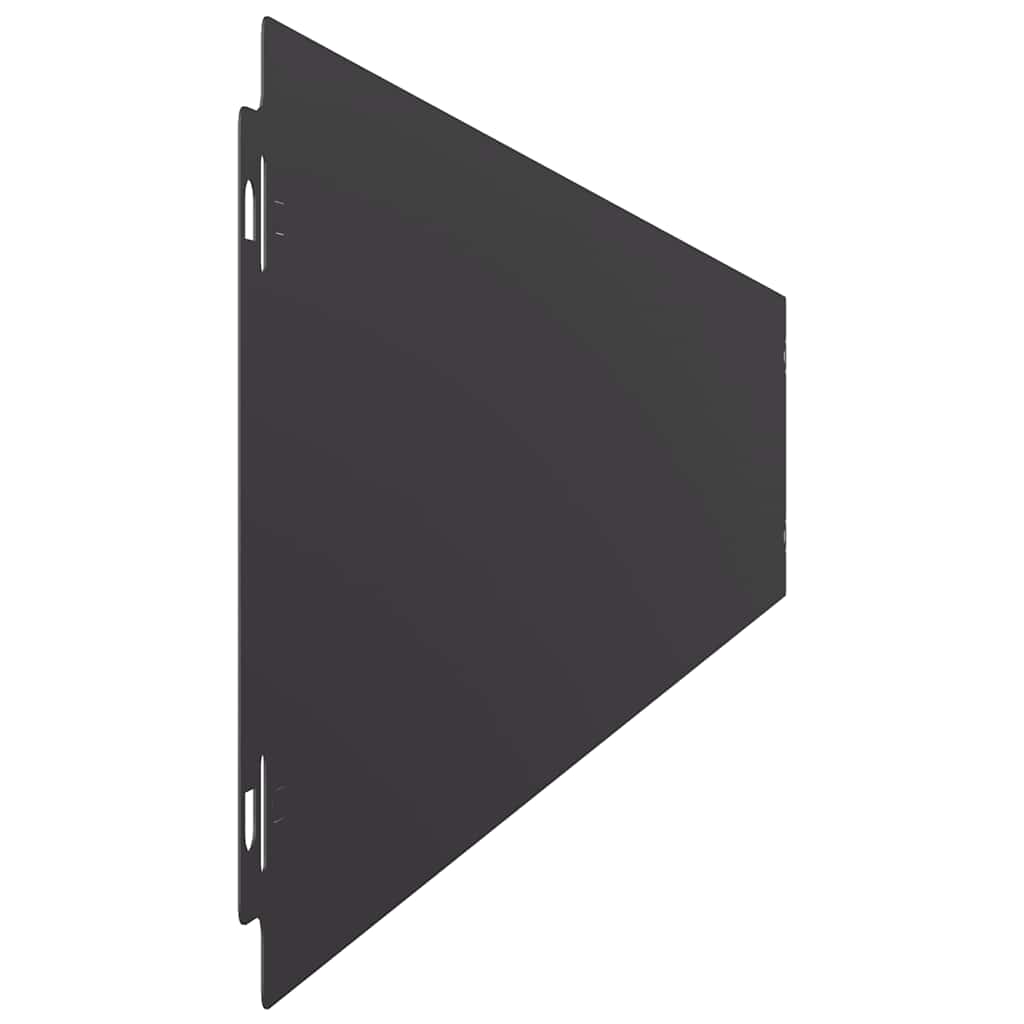 vidaXL Borduri de gazon 50 buc Negru 15x103 cm Oțel laminat la rece vidaXL Borduri de gazon 50 buc Negru 15x103 cm Oțel laminat la rece