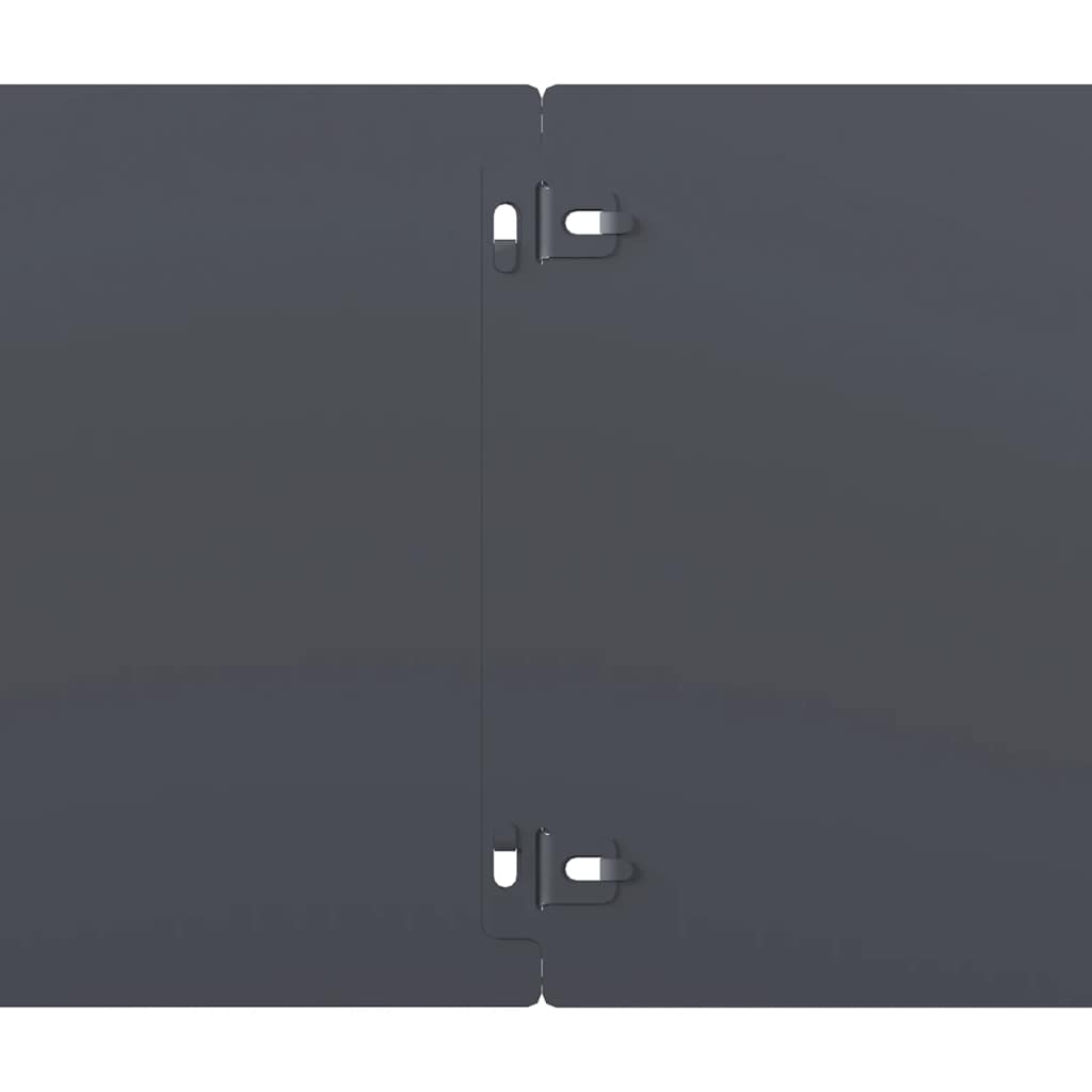 vidaXL Borduri de gazon 30 buc Antracit 20x103 cm Oțel laminat la rece vidaXL Borduri de gazon 30 buc Antracit 20x103 cm Oțel laminat la rece