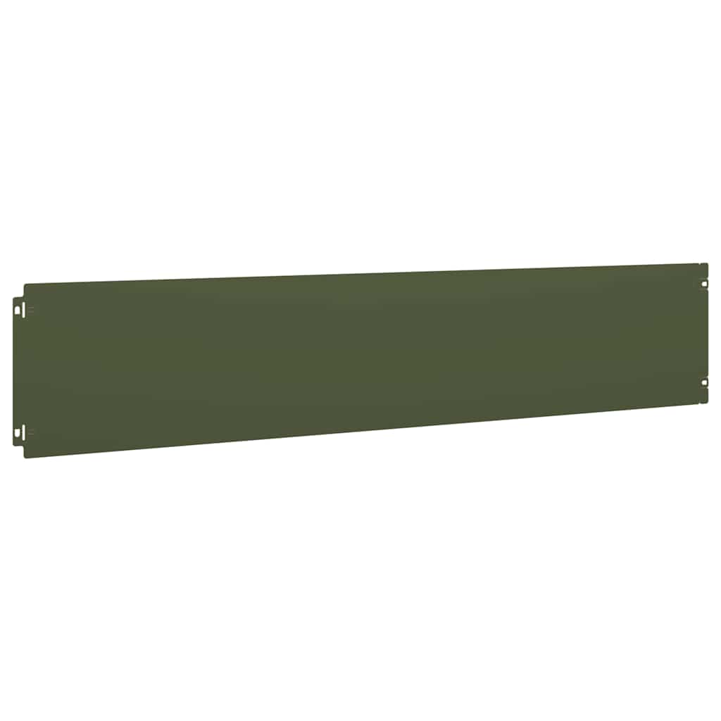 vidaXL Borduri de gazon 30 buc Verde olive Oțel laminat la rece vidaXL Borduri de gazon 30 buc Verde olive Oțel laminat la rece