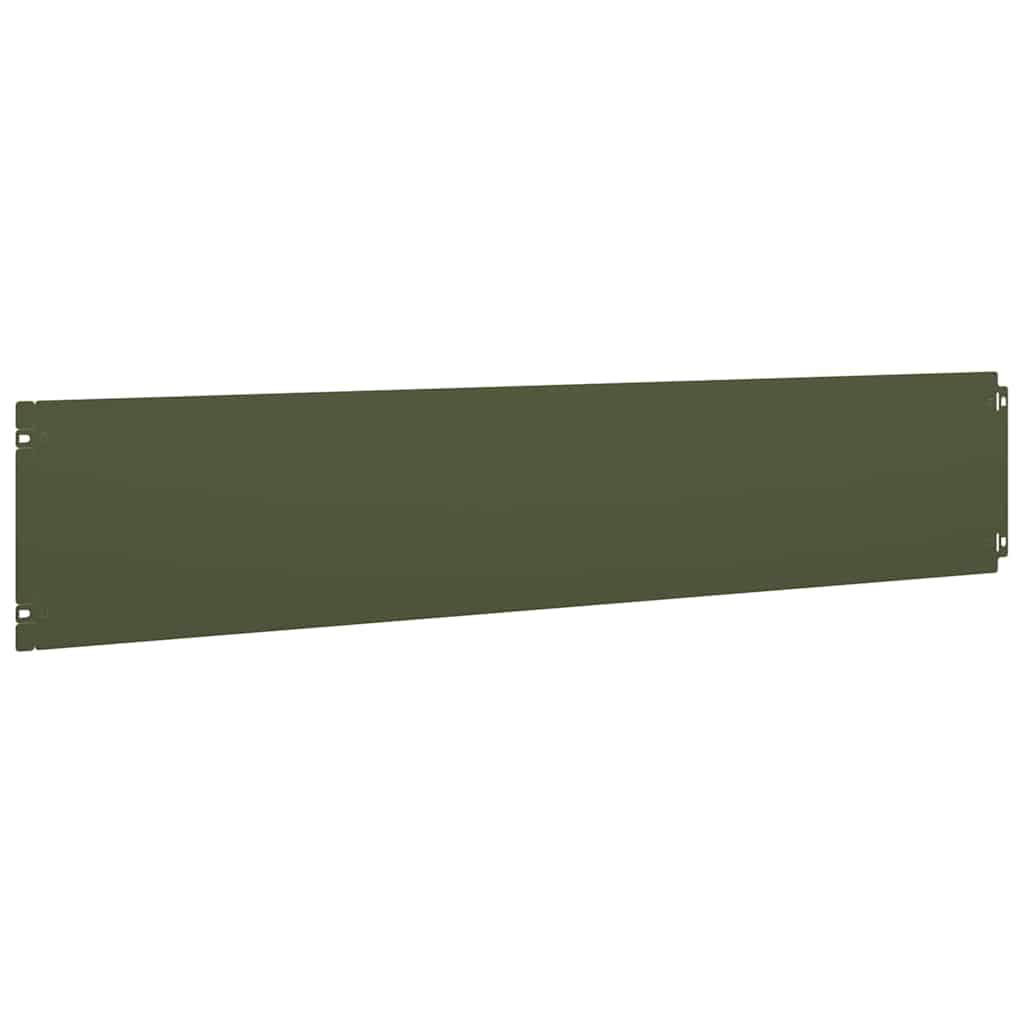 vidaXL Borduri de gazon 30 buc Verde olive Oțel laminat la rece vidaXL Borduri de gazon 30 buc Verde olive Oțel laminat la rece