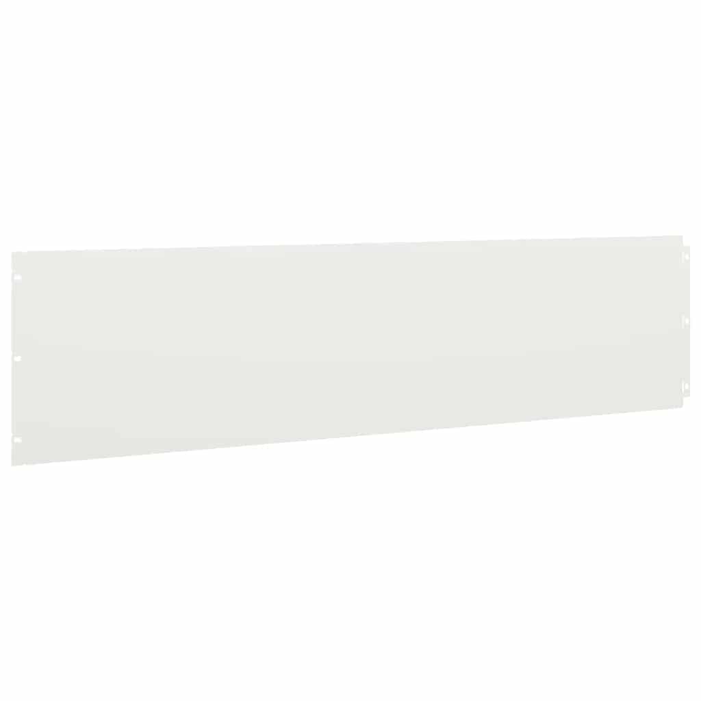 vidaXL Borduri de gazon 10 buc Alb 25x103 cm Oțel laminat la rece vidaXL Borduri de gazon 10 buc Alb 25x103 cm Oțel laminat la rece