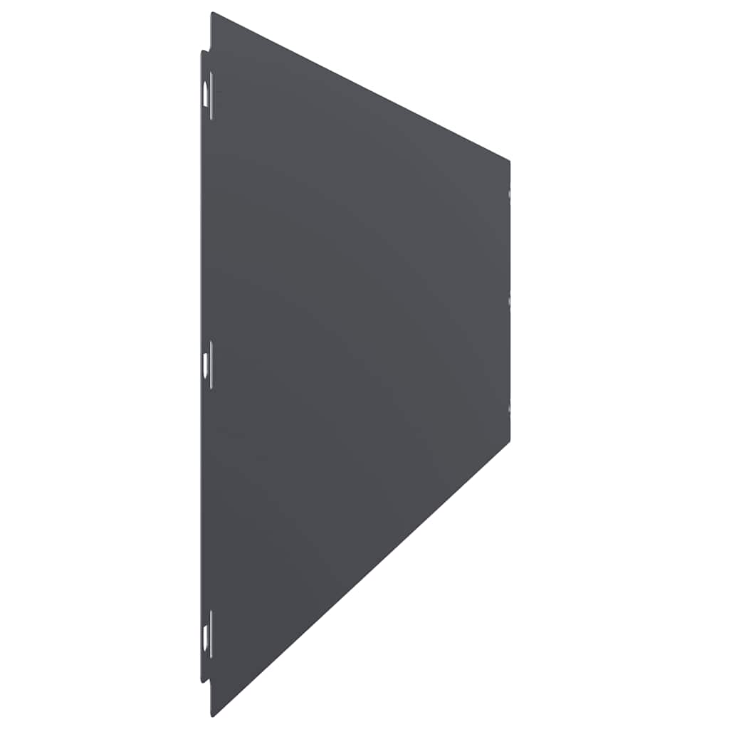 vidaXL Borduri de gazon 10 buc Antracit 25x103 cm Oțel laminat la rece vidaXL Borduri de gazon 10 buc Antracit 25x103 cm Oțel laminat la rece