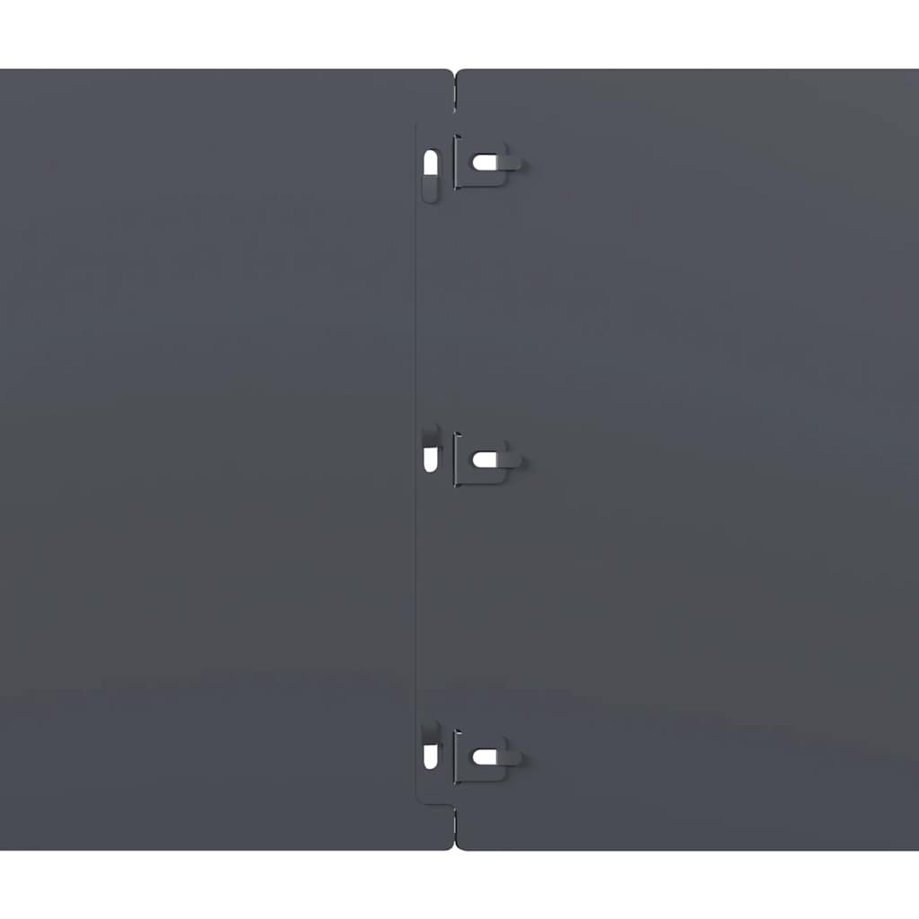 vidaXL Borduri de gazon 10 buc Antracit 25x103 cm Oțel laminat la rece vidaXL Borduri de gazon 10 buc Antracit 25x103 cm Oțel laminat la rece