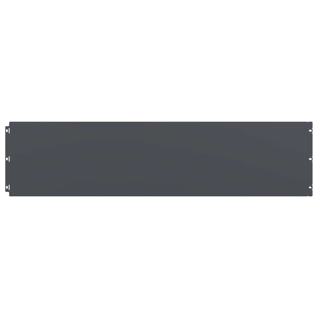 vidaXL Borduri de gazon 20 buc Antracit 25x103 cm Oțel laminat la rece