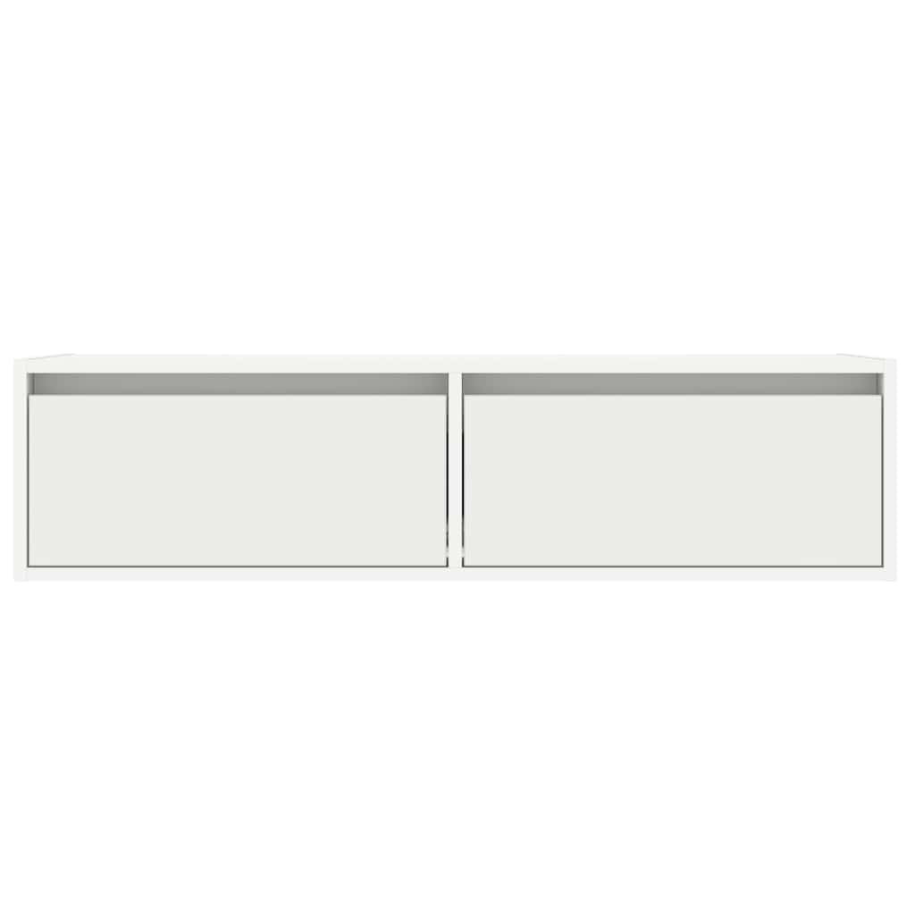 vidaXL Dulap TV cu lumini LED alb 100X35,5x25 cm vidaXL Dulap TV cu lumini LED alb 100X35,5x25 cm